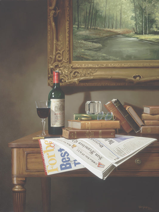 Evening in the Study