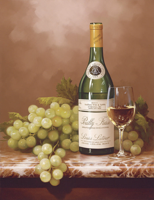 Green Grapes & White Wine